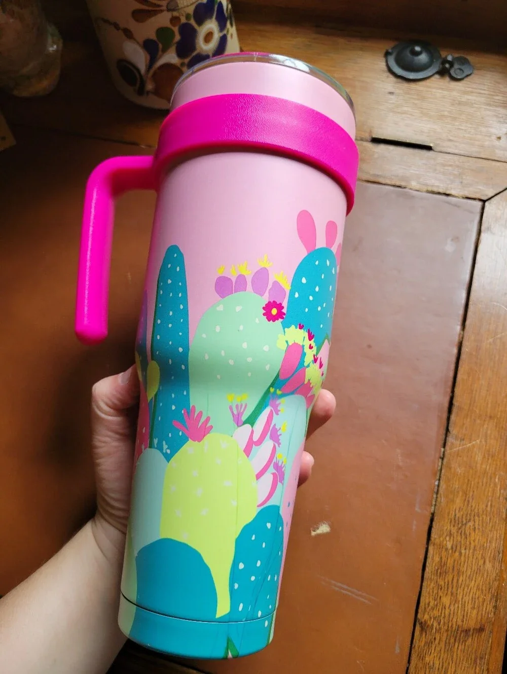 Zak Designs 40 Oz Tumbler With Handle And Sip Lid